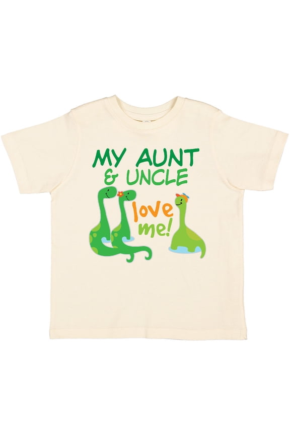My Aunt and Uncle Love Me Dinosaur Boys Toddler T-Shirt