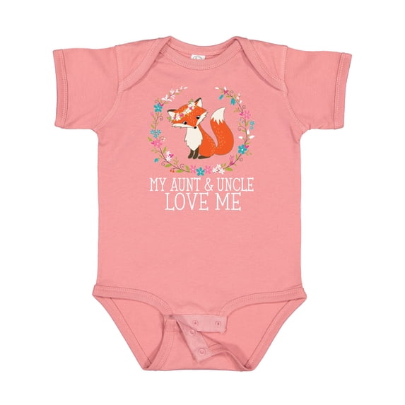 Inktastic My Aunt and Uncle Love Me Fox for Niece Girls Baby Bodysuit