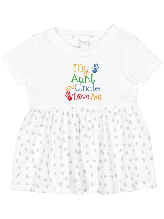 My Aunt and Uncle Love Me Girls Baby Dress