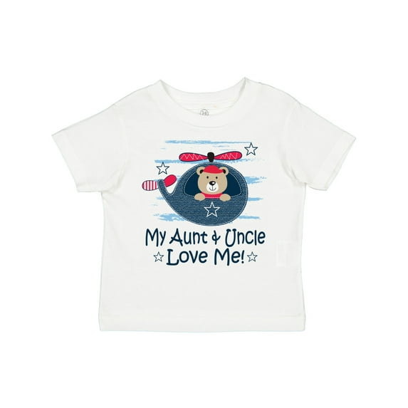 Inktastic My Aunt and Uncle Love Me Nephew Bear Boys Toddler T-Shirt