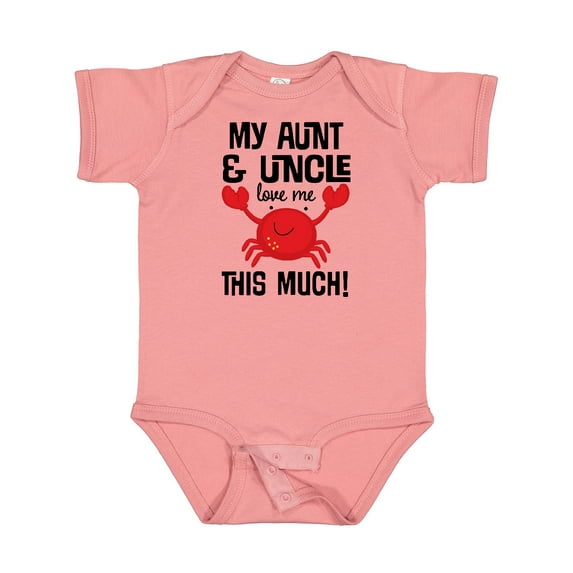 Inktastic My Aunt and Uncle Love Me Nephew Boys or Girls Baby Bodysuit