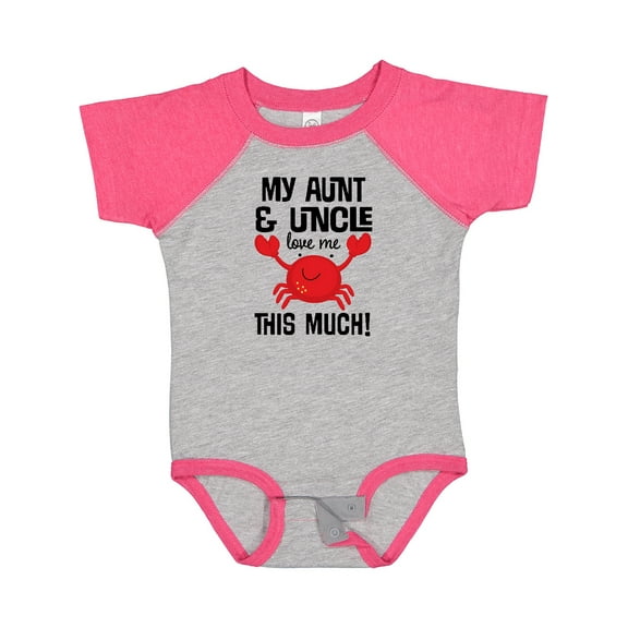 Inktastic My Aunt and Uncle Love Me Nephew Boys or Girls Baby Bodysuit