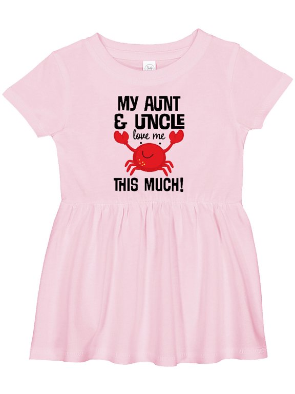 My Aunt and Uncle Love Me Nephew Girls Baby Dress
