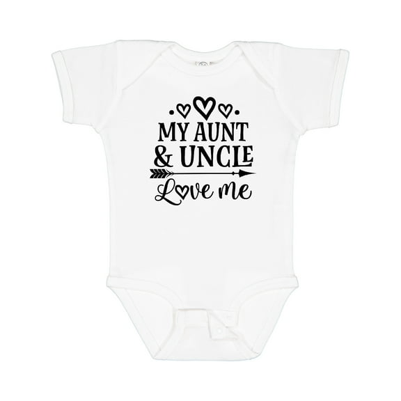Inktastic My Aunt and Uncle Love Me Niece Boys or Girls Baby Bodysuit