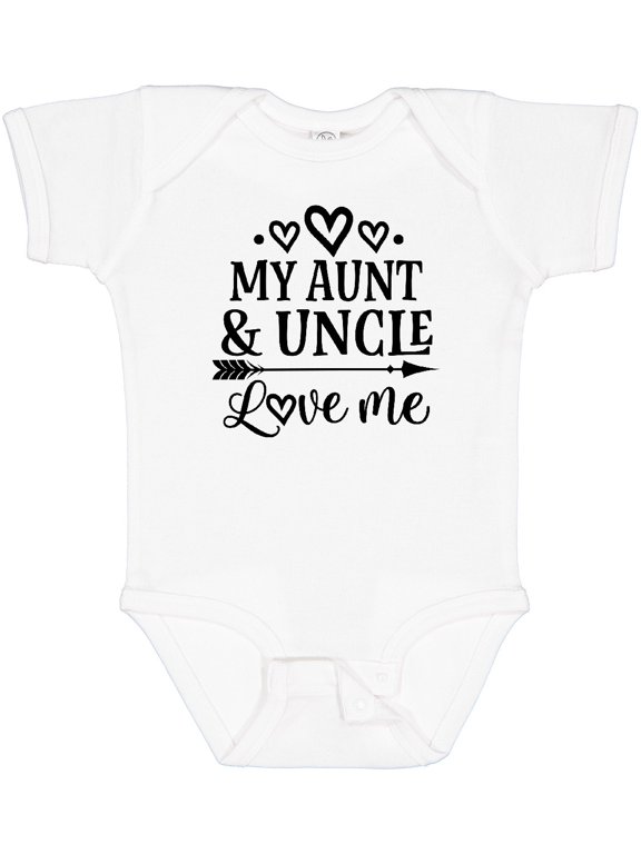 My Aunt and Uncle Love Me Niece Boys or Girls Baby Bodysuit