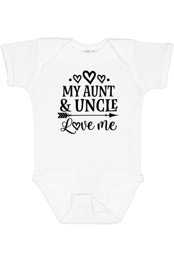 My Aunt and Uncle Love Me Niece Boys or Girls Baby Bodysuit