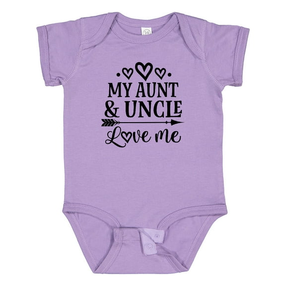 Inktastic My Aunt and Uncle Love Me Niece Boys or Girls Baby Bodysuit