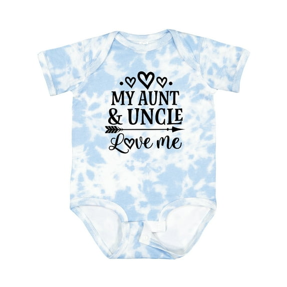 Inktastic My Aunt and Uncle Love Me Niece Boys or Girls Baby Bodysuit