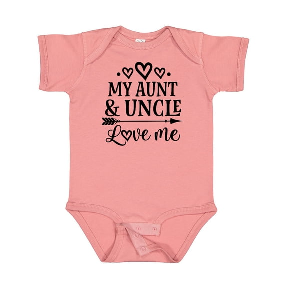 Inktastic My Aunt and Uncle Love Me Niece Boys or Girls Baby Bodysuit