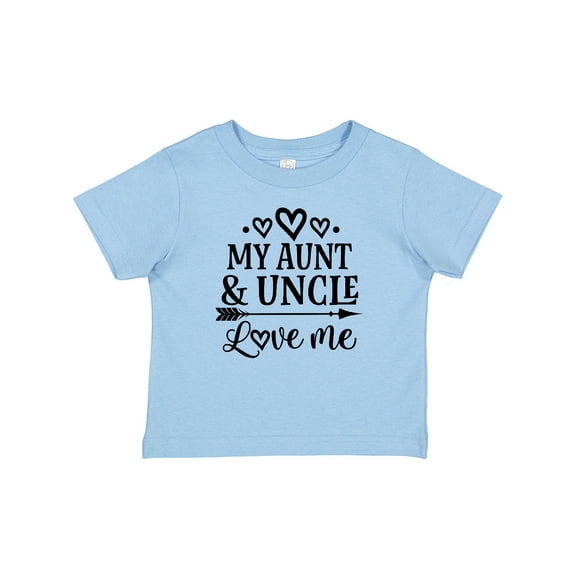 Inktastic My Aunt and Uncle Love Me Niece Boys or Girls Baby T-Shirt