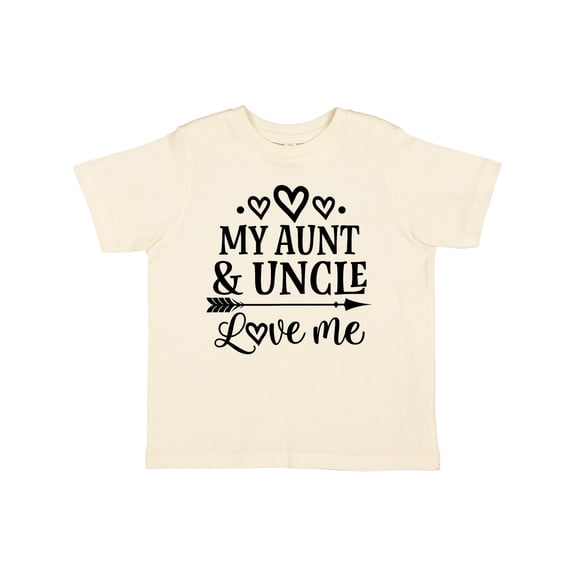 Inktastic My Aunt and Uncle Love Me Niece Boys or Girls Toddler T-Shirt