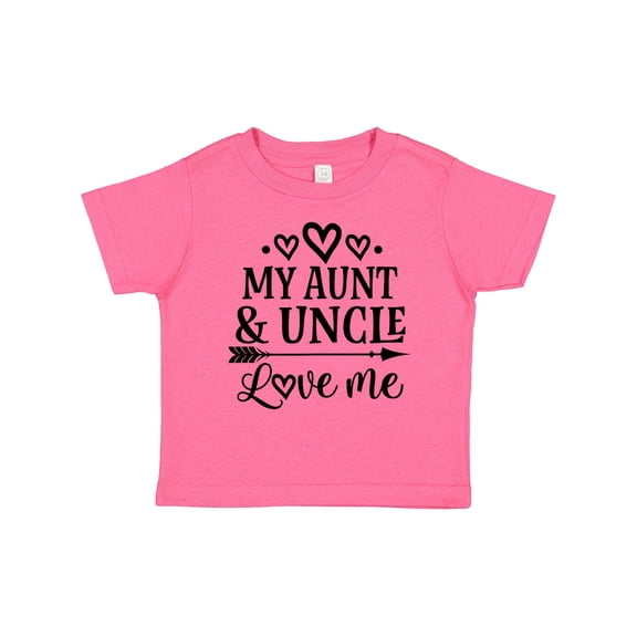 Inktastic My Aunt and Uncle Love Me Niece Boys or Girls Toddler T-Shirt