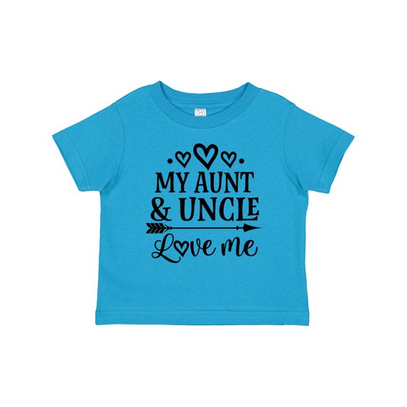 Inktastic My Aunt and Uncle Love Me Niece Boys or Girls Toddler T-Shirt