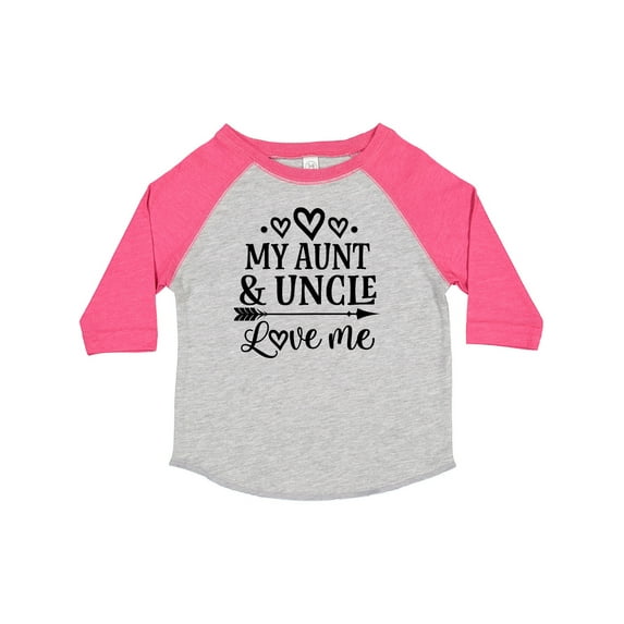 Inktastic My Aunt and Uncle Love Me Niece Boys or Girls Toddler T-Shirt