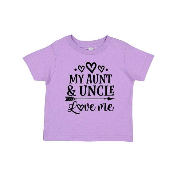 Inktastic My Aunt and Uncle Love Me Niece Boys or Girls Toddler T-Shirt