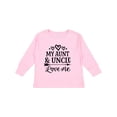 thumbnail image 1 of Inktastic My Aunt and Uncle Love Me Niece Gift Boys or Girls Long Sleeve Toddler T-Shirt, 1 of 5