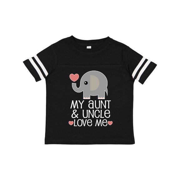 Inktastic My Aunt and Uncle Love Me Niece Nephew Elephant Boys or Girls Toddler T-Shirt