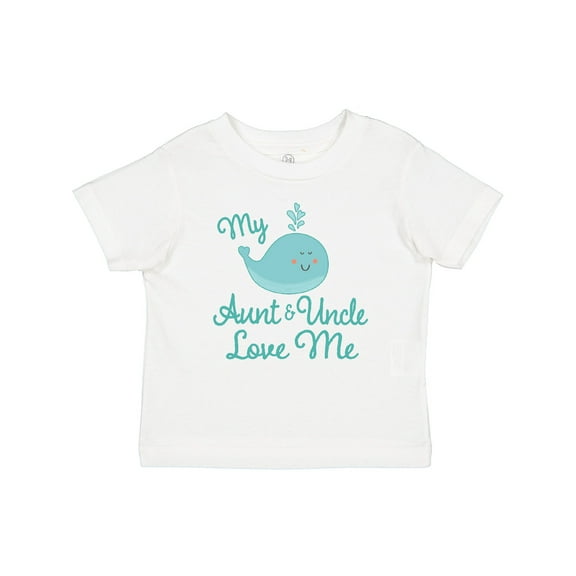 Inktastic My Aunt and Uncle Love Me Whale Boys or Girls Baby T-Shirt