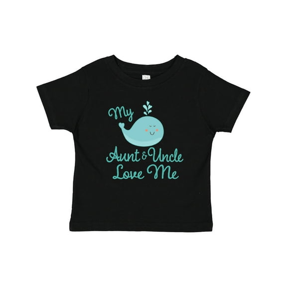 Inktastic My Aunt and Uncle Love Me Whale Boys or Girls Baby T-Shirt