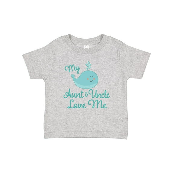 Inktastic My Aunt and Uncle Love Me Whale Boys or Girls Baby T-Shirt