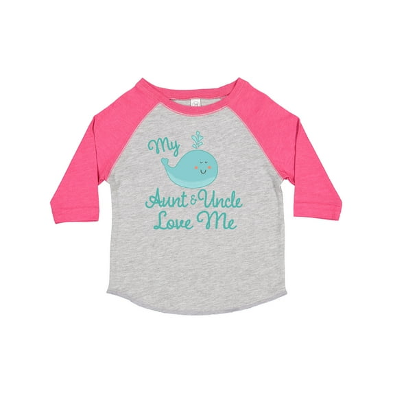Inktastic My Aunt and Uncle Love Me Whale Boys or Girls Toddler T-Shirt