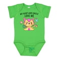 thumbnail image 1 of Inktastic My Aunt and Uncle Love Me with Cute Kitten and Flowers Boys or Girls Baby Bodysuit, 1 of 5