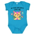 thumbnail image 1 of Inktastic My Aunt and Uncle Love Me with Cute Kitten and Flowers Boys or Girls Baby Bodysuit, 1 of 5