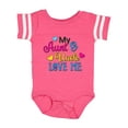 thumbnail image 1 of Inktastic My Aunt and Uncle Love Me with Hearts Boys or Girls Baby Bodysuit, 1 of 5