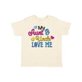 thumbnail image 1 of Inktastic My Aunt and Uncle Love Me with Hearts Boys or Girls Toddler T-Shirt, 1 of 5