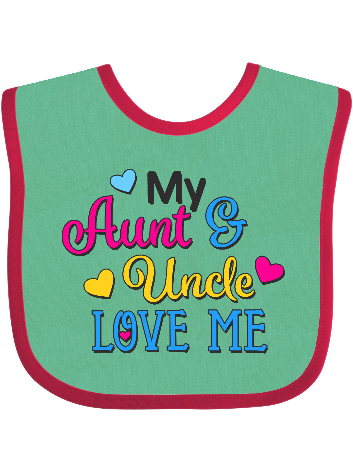 Inktastic My Aunt and Uncle Love Me with Hearts Gift Baby Boy or Baby