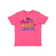 thumbnail image 1 of Inktastic My Aunt and Uncle Love Me with Hearts Youth T-Shirt, 1 of 5