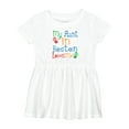 thumbnail image 1 of Inktastic My Aunt in Boston Loves Me Girls Baby Dress, 1 of 5