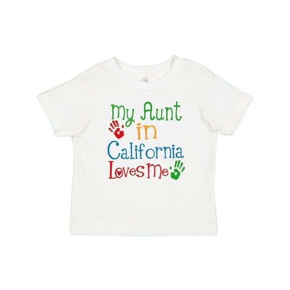 Inktastic My Aunt in California Loves Me Boys or Girls Baby T-Shirt