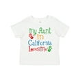 thumbnail image 1 of Inktastic My Aunt in California Loves Me Boys or Girls Toddler T-Shirt, 1 of 5