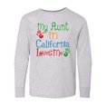 thumbnail image 1 of Inktastic My Aunt in California Loves Me Long Sleeve Youth T-Shirt, 1 of 5