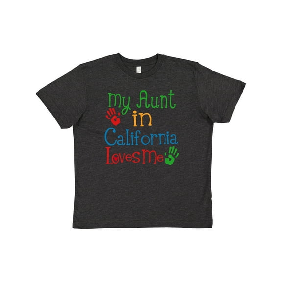 Inktastic My Aunt in California Loves Me Youth T-Shirt