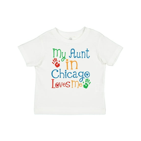 Inktastic My Aunt in Chicago Loves Me Boys or Girls Baby T-Shirt
