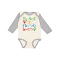 thumbnail image 1 of Inktastic My Aunt in Florida Loves Me Boys or Girls Long Sleeve Baby Bodysuit, 1 of 5