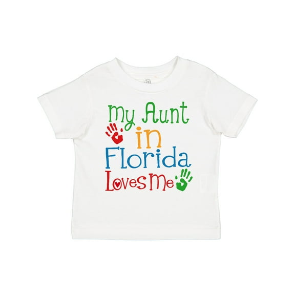 Inktastic My Aunt in Florida Loves Me Boys or Girls Toddler T-Shirt