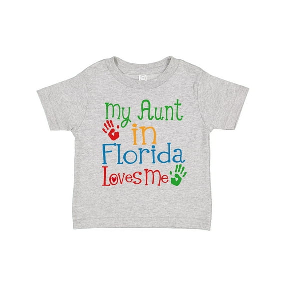 Inktastic My Aunt in Florida Loves Me Boys or Girls Toddler T-Shirt