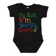 thumbnail image 1 of Inktastic My Aunt in Georgia Loves Me Boys or Girls Baby Bodysuit, 1 of 5