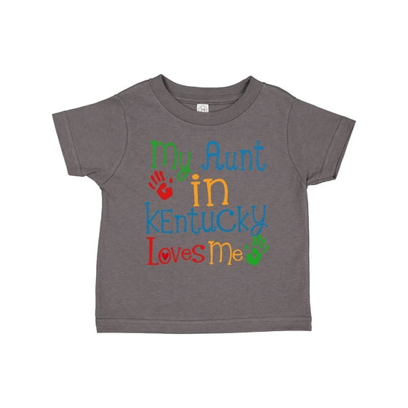 Inktastic My Aunt in Kentucky Loves Me Boys or Girls Toddler T-Shirt