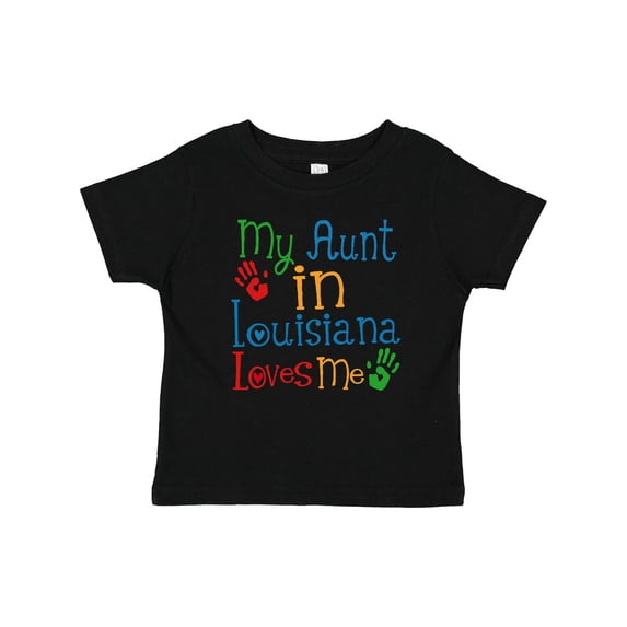 Inktastic My Aunt in Louisiana Loves Me Boys or Girls Baby T-Shirt
