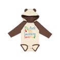 thumbnail image 1 of Inktastic My Aunt in Louisiana Loves Me Boys or Girls Long Sleeve Baby Bodysuit, 1 of 5