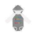 thumbnail image 1 of Inktastic My Aunt in Michigan Loves Me Boys or Girls Long Sleeve Baby Bodysuit, 1 of 5