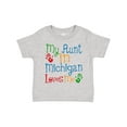 thumbnail image 1 of Inktastic My Aunt in Michigan Loves Me Boys or Girls Toddler T-Shirt, 1 of 5
