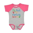 thumbnail image 1 of Inktastic My Aunt in Montana Loves Me Boys or Girls Baby Bodysuit, 1 of 5