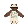 thumbnail image 1 of Inktastic My Aunt in Nebraska Loves Me Boys or Girls Long Sleeve Baby Bodysuit, 1 of 5