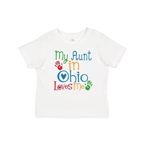 Inktastic My Aunt in Ohio Loves Me Boys or Girls Baby T-Shirt