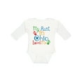 thumbnail image 1 of Inktastic My Aunt in Ohio Loves Me Boys or Girls Long Sleeve Baby Bodysuit, 1 of 5